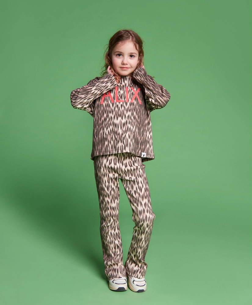 ALIX The Label Mini Flared Broek Animal