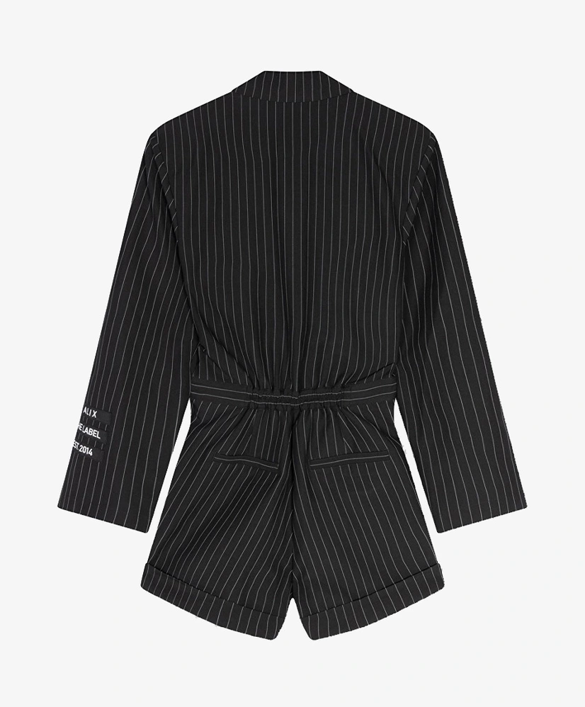 ALIX The Label Playsuit Pinstripe