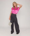 Anna Straight Leg Pantalon Effen