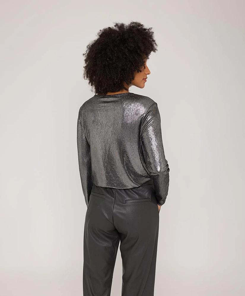 Anna Top Metallic