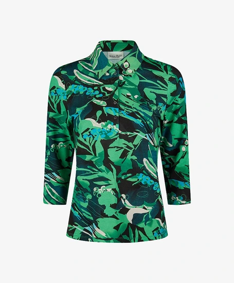 Barbara Lebek Polo Allover Print