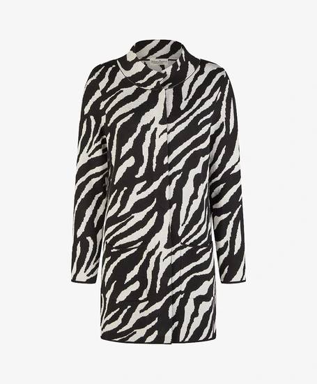 Barbara Lebek Vest Animalprint