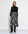 Barida Midi Rok Allover Print