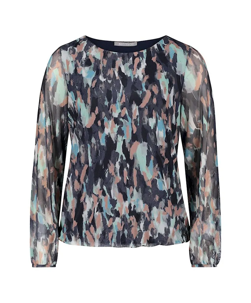 Betty & Co Top Allover Print