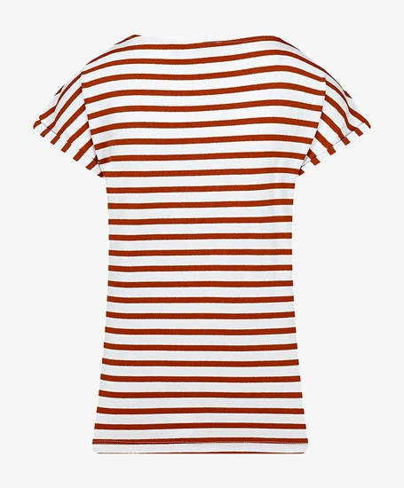 BICALLA T-shirt V-neck Stripes