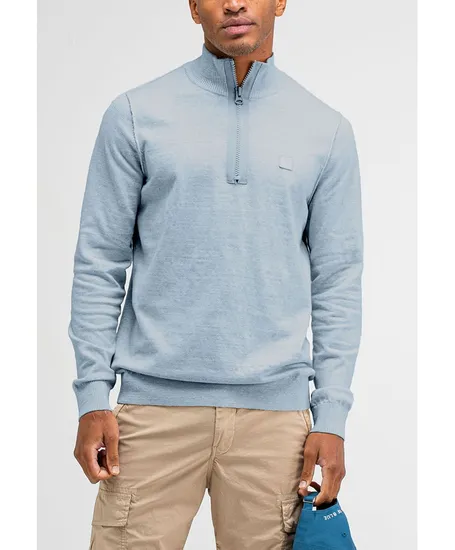 Butcher of Blue Trui Clifden Half Zip