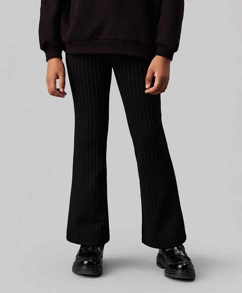 Calvin Klein Flared Broek Pinstripe