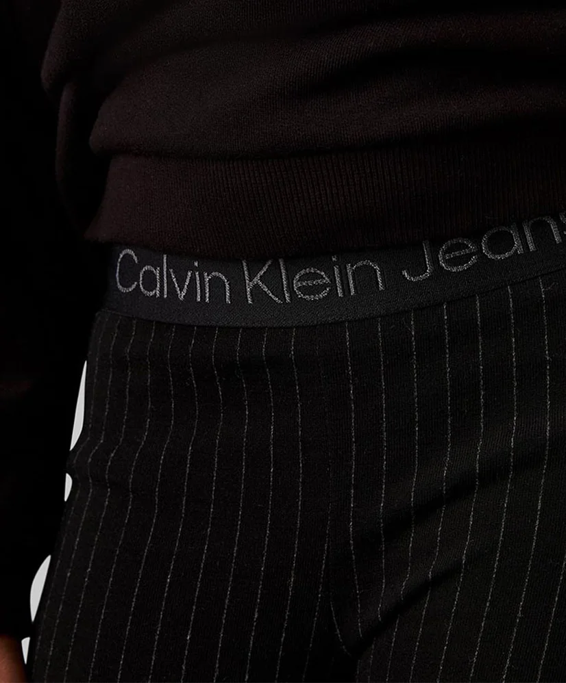 Calvin Klein Flared Broek Pinstripe