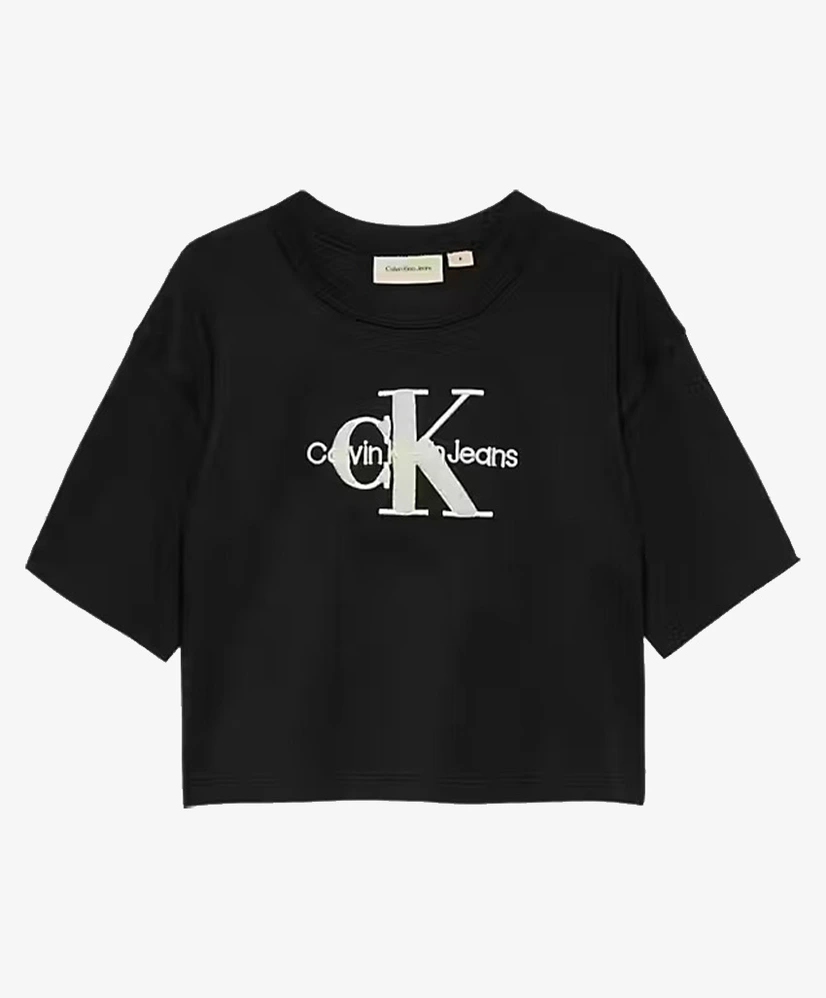 Calvin Klein T-shirt Cropped Teddy Monologo