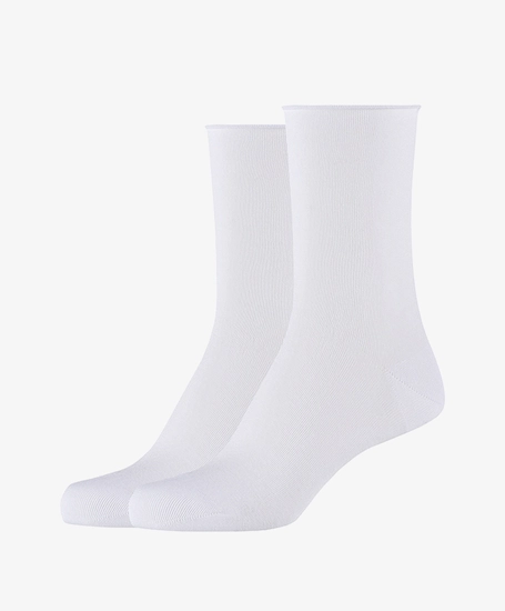 Camano Cotton Fine Rolled Cuff sock