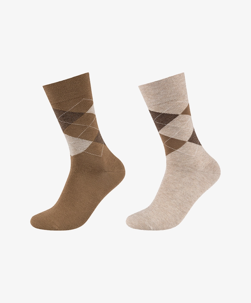 Camano Men Socks Argyle 2p