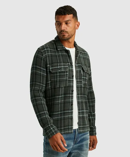 Cast Iron Overshirt Geruit