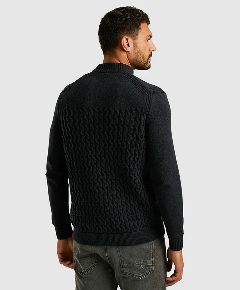 Cast Iron Trui Boucle Mock Neck