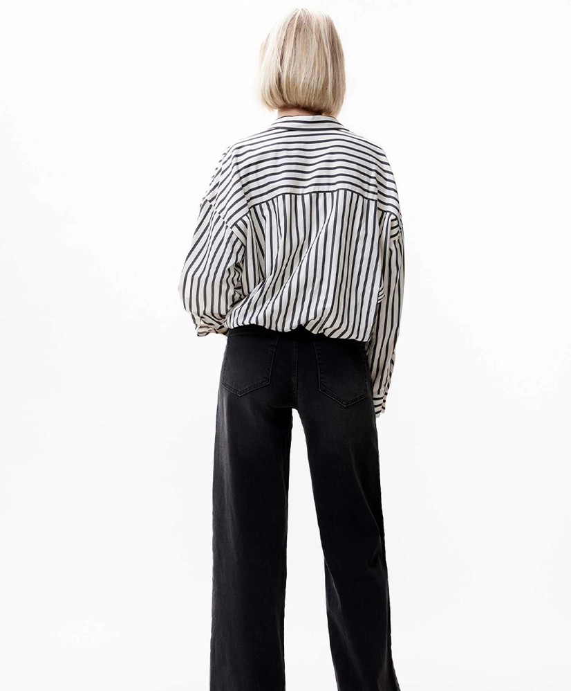 Catwalk Junkie Blouse Cropped Stripe