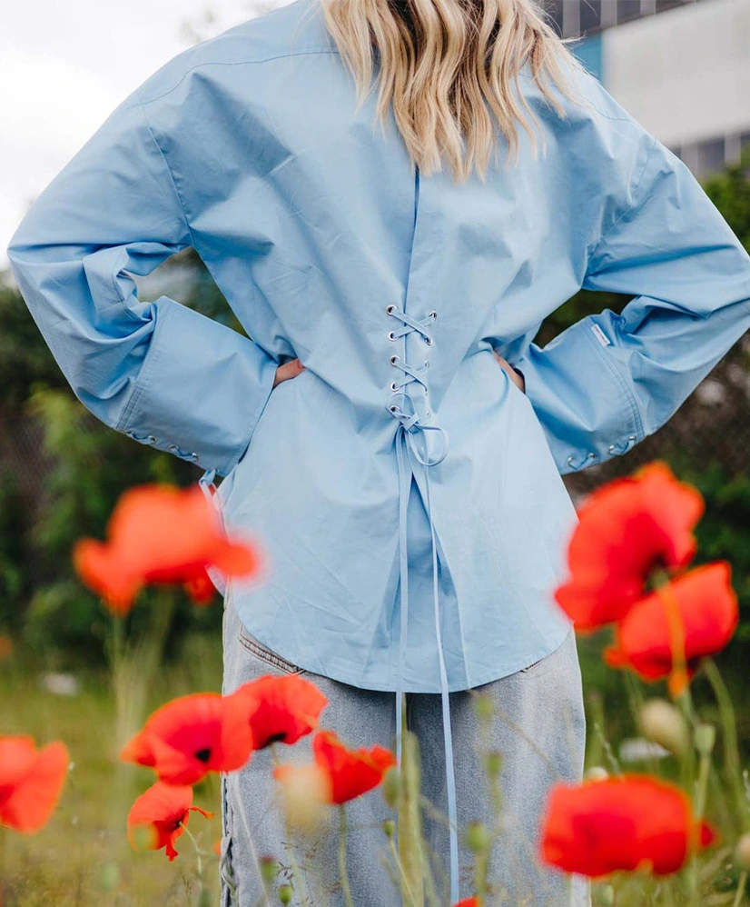 Catwalk Junkie Blouse Relaxed Cuff Details