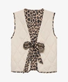 Catwalk Junkie Gilet Leopard Reversible