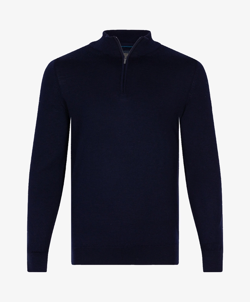 Cavallaro Napoli Trui Merino Half Zip