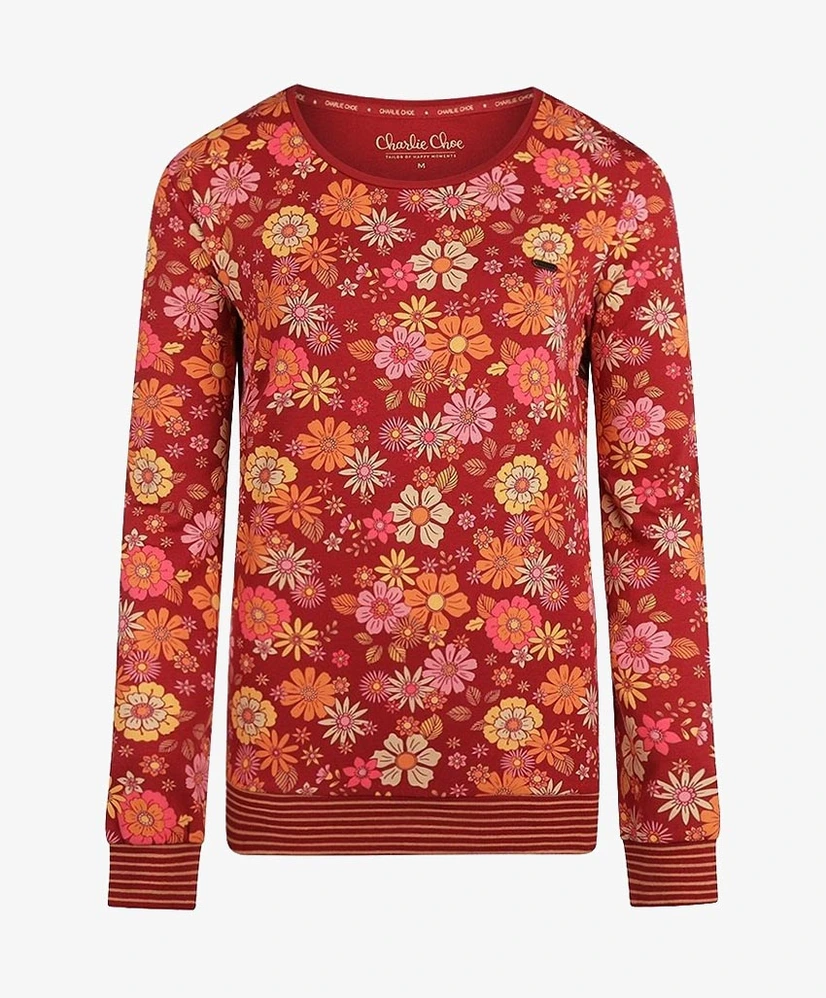 Charlie Choe Pyjamashirt Bloemen