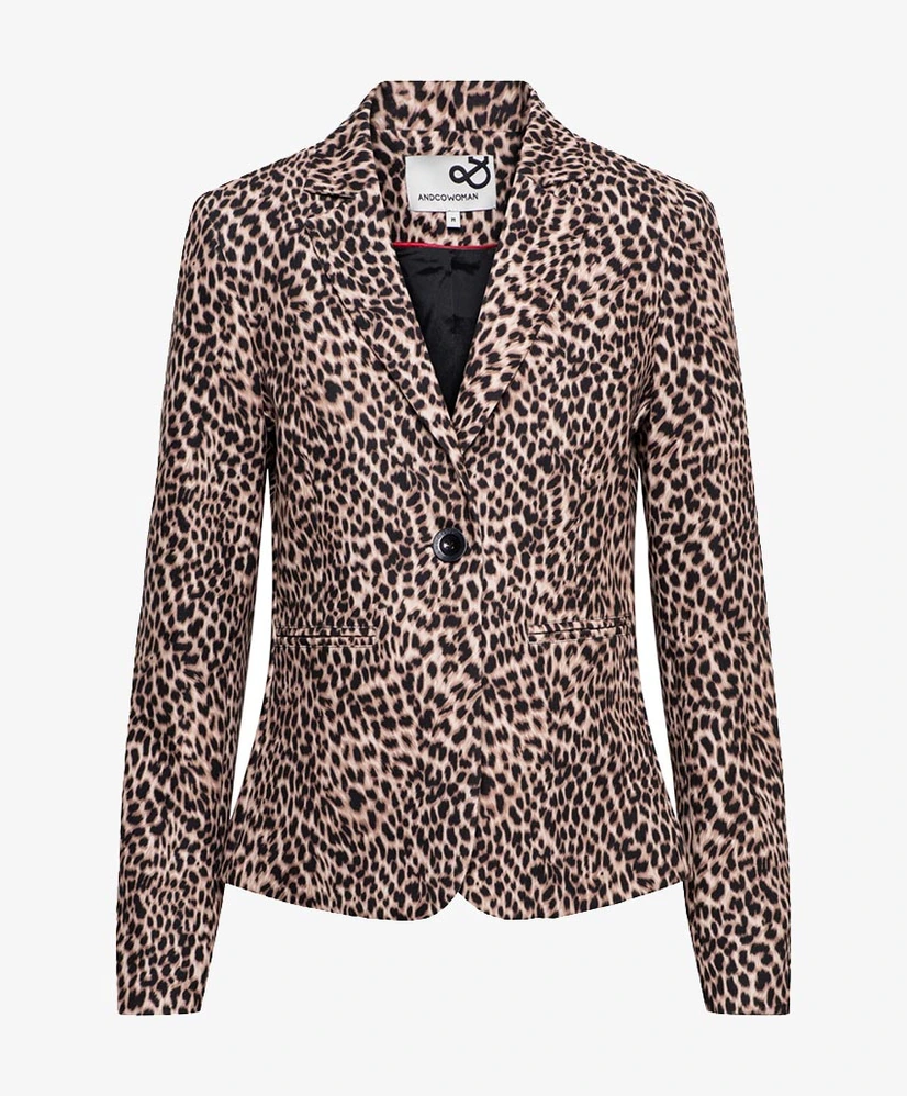 &Co Blazer Copenhagen Leopard