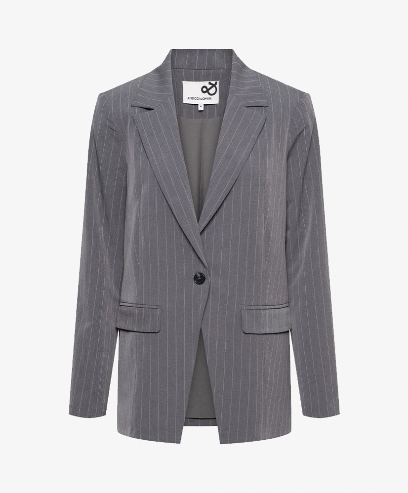 &Co Blazer Pepita Stripe Travel