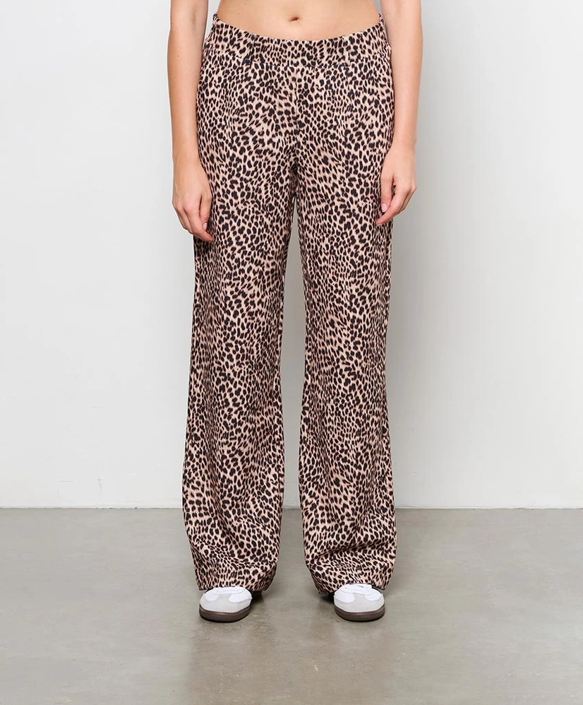 &Co Broek Wide Leg Camilla Leopard