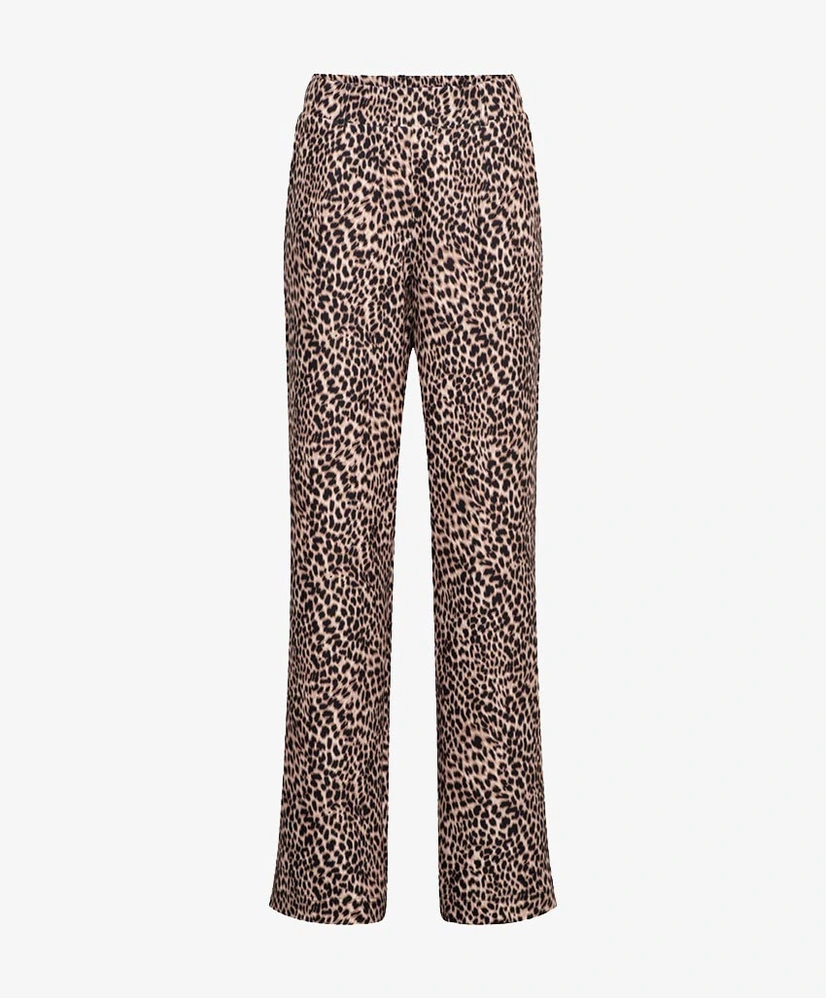 &Co Broek Wide Leg Camilla Leopard