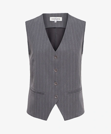 &Co Gilet Priya Stripe Travel