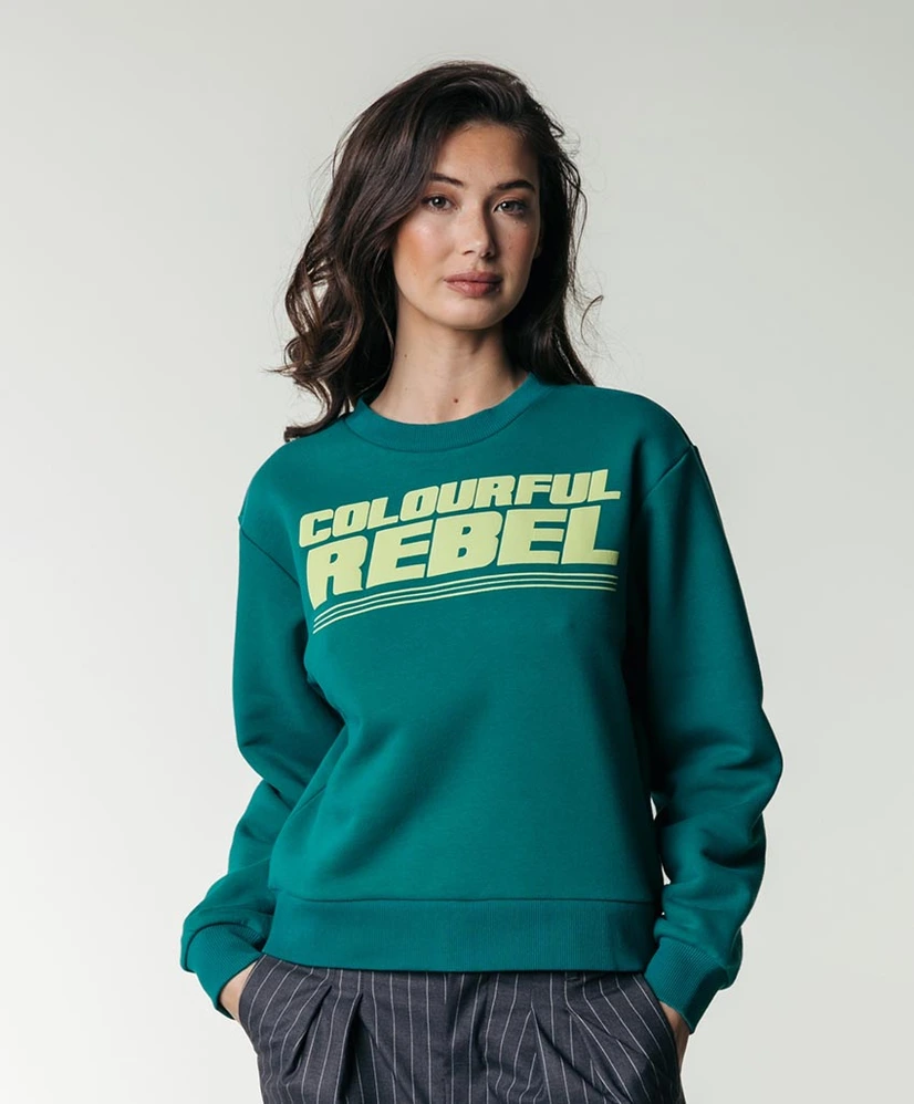 Colourful Rebel Sweater Big Puff Logo