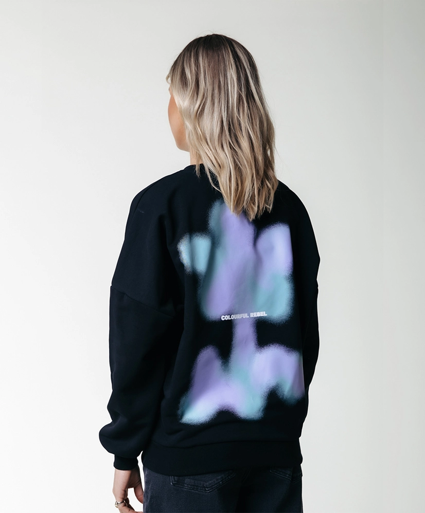 Colourful Rebel Sweater Faded Flower