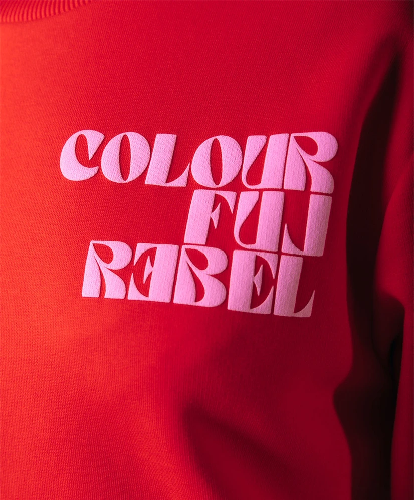 Colourful Rebel Sweater Puff Logo