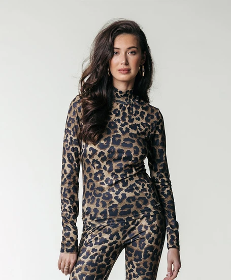 Colourful Rebel Top Neyo Leopard