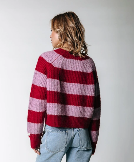 Colourful Rebel Trui Kinza Stripe