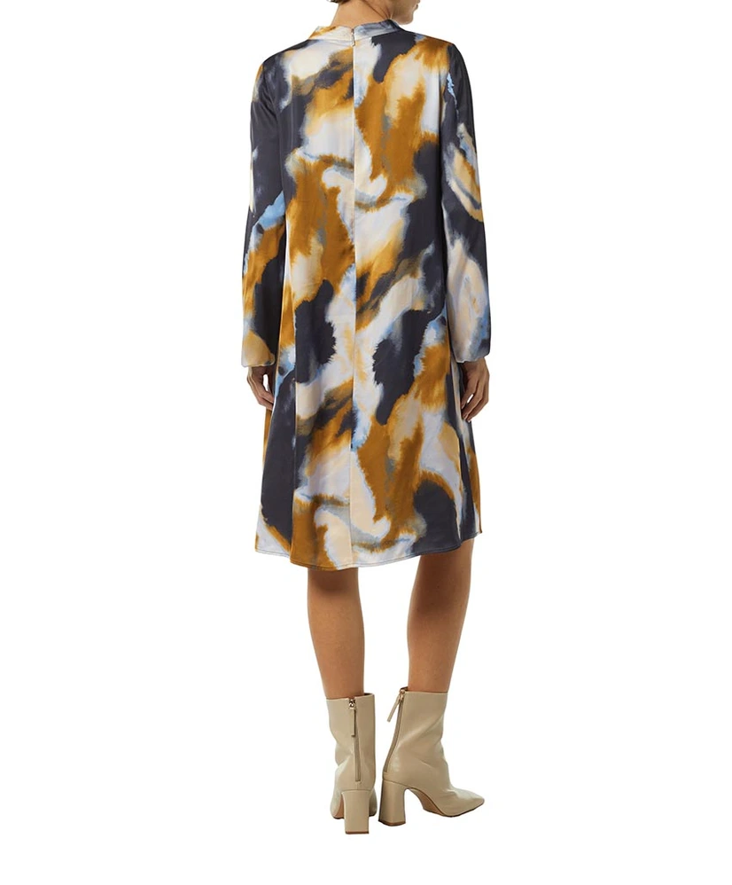 Comma Jurk Allover Print