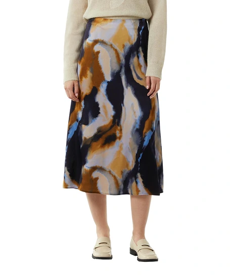 Comma Midi Rok Allover Print