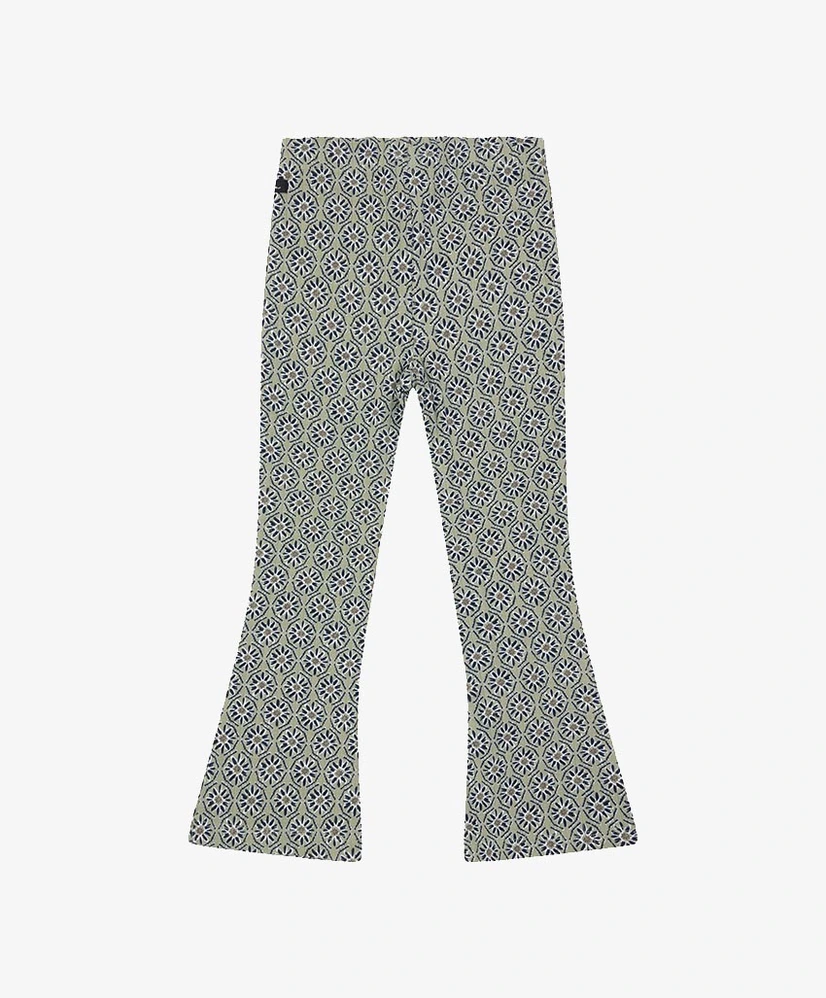 Daily7 Flared Broek Flower