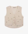 Daily7 Gilet Teddy Embroidery