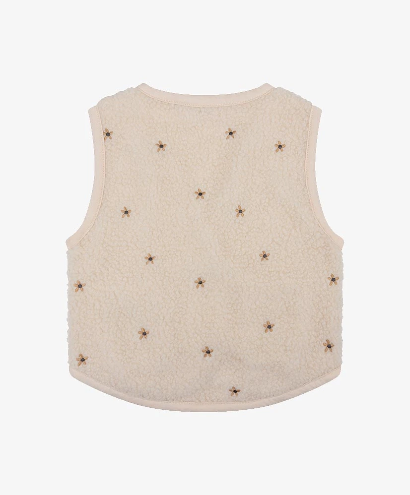 Daily7 Gilet Teddy Embroidery