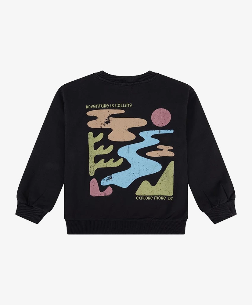 DAILY7 Sweater Oversized Backprint