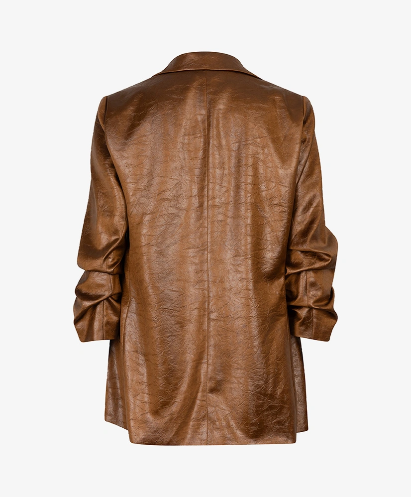 EsQualo Blazer Metallic Crinkle