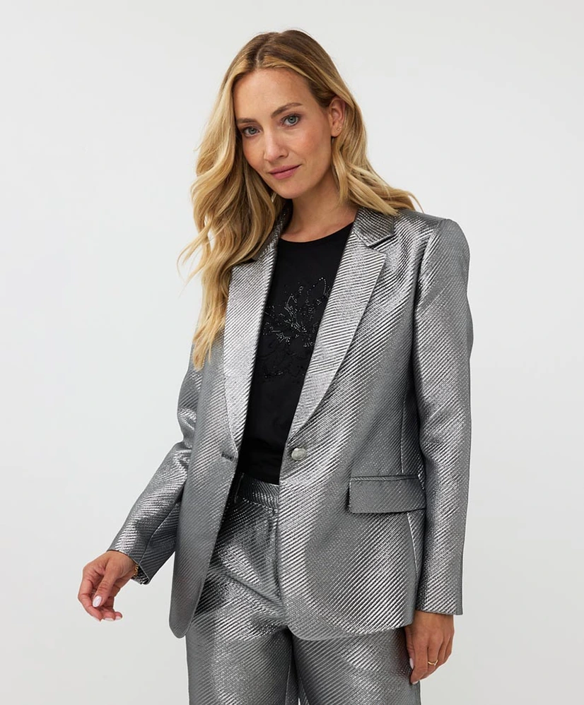 EsQualo Blazer Metallic