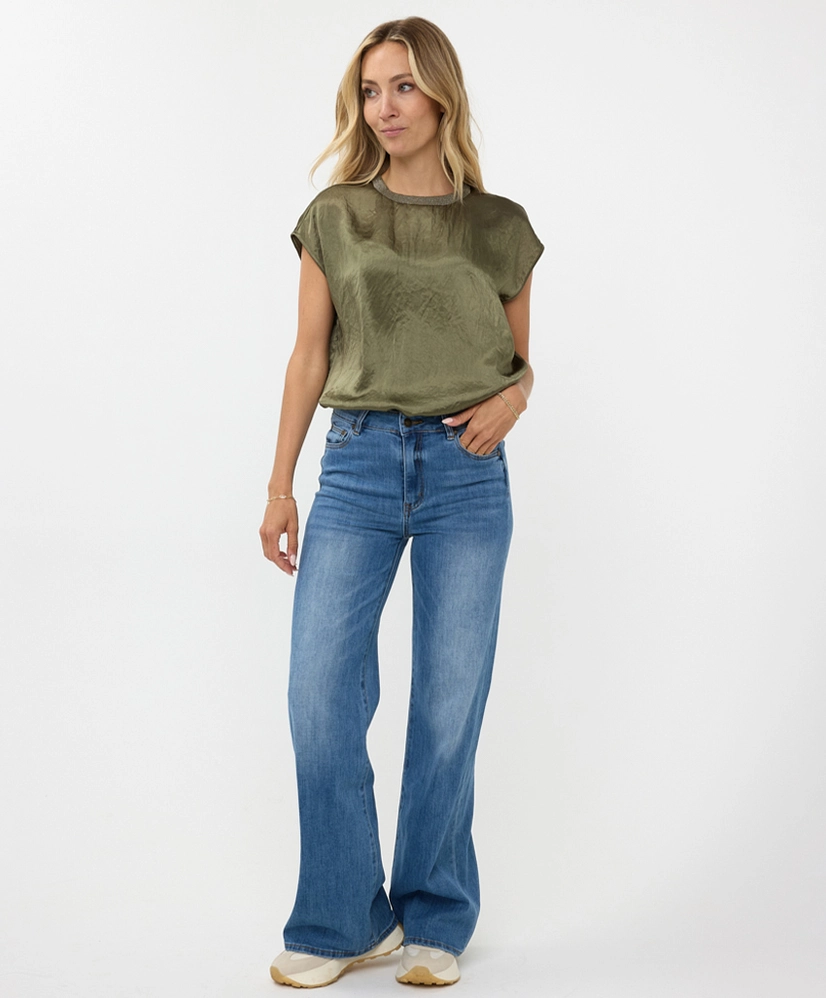 EsQualo Jeans Wide Leg