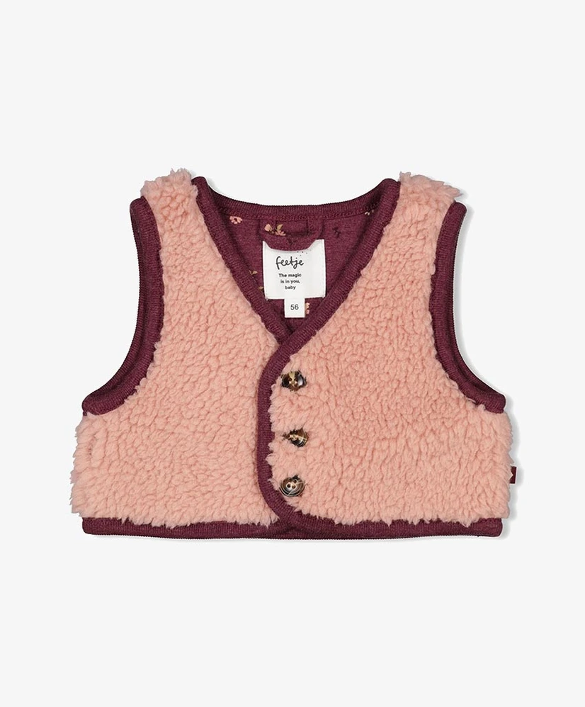 FEETJE Gilet Teddy Blooming Meadow