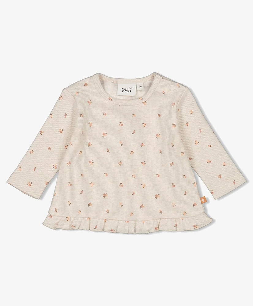 FEETJE T-shirt Rib Little Rosebud