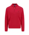 Fynch-Hatton Trui Half Zip Troyer Cable