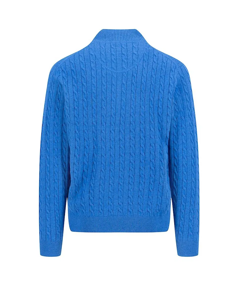 Fynch-Hatton Trui Half Zip Troyer Cable