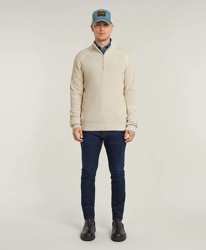 G-Star Trui Half Zip Detailed Skipper