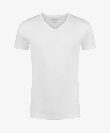 Garage T-shirt Semi Body Fit V-Neck