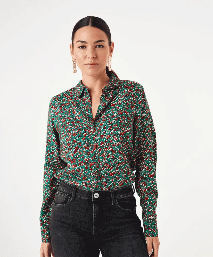 GARCIA Blouse Allover Print