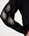 GARCIA Blouse Aztec Print Sleeve