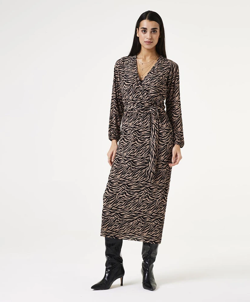 GARCIA Midi Jurk Animal Print